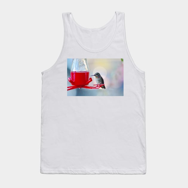 Hummingbird Halo Tank Top by SandiLin